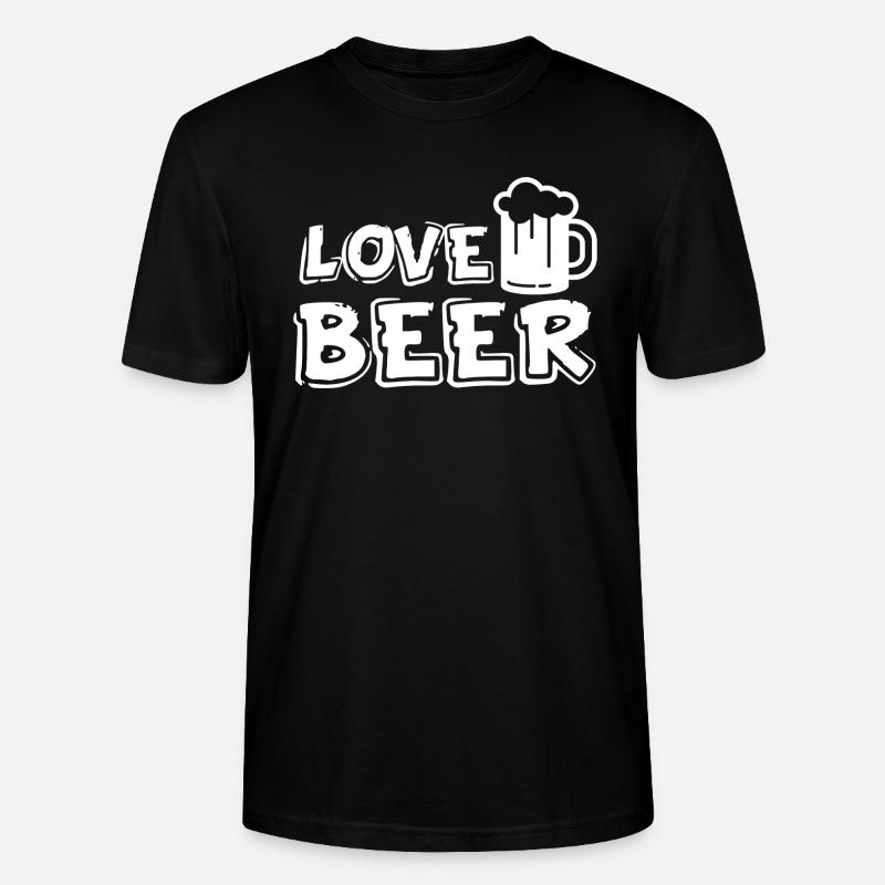 Lustiger Bier Spruch Geschenkidee Party - Stanley/Stella Unisex Bio-T-Shirt CRAFTER - Schwarz