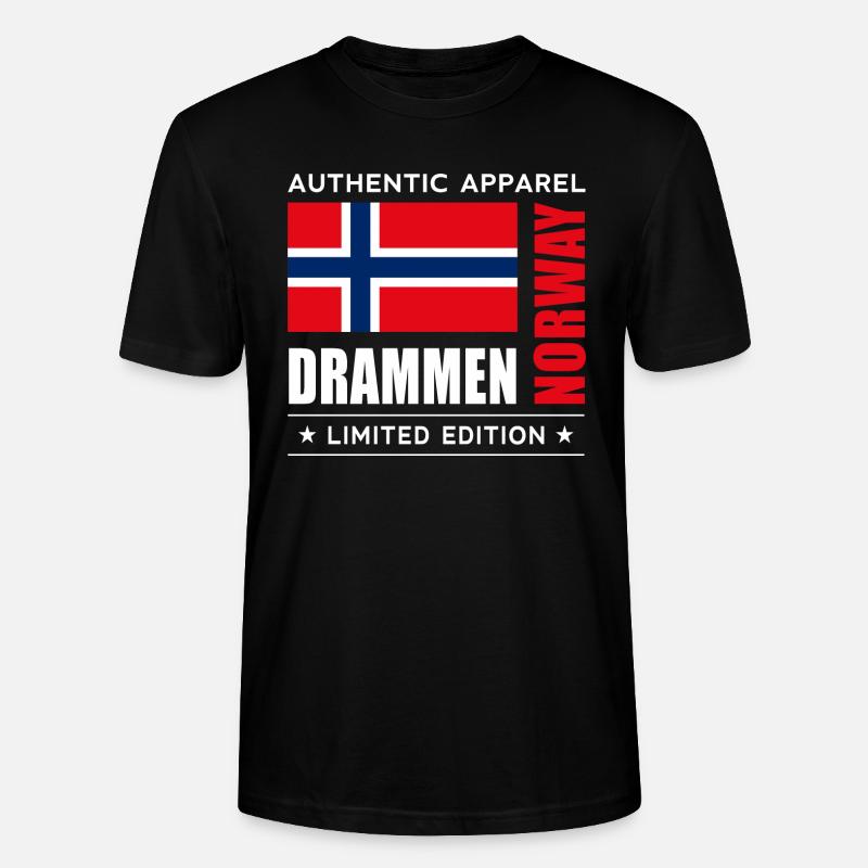 Drammen - T-shirt bio CRAFTER Stanley Stella Unisexe - noir