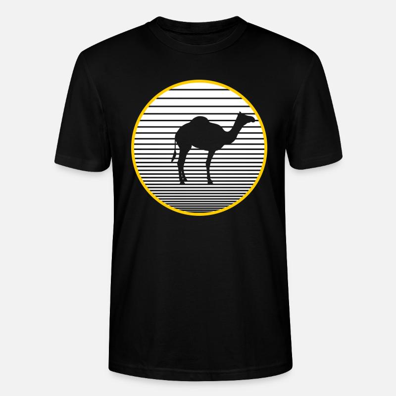 Kamel - Stanley/Stella Unisex Bio-T-Shirt CRAFTER - Schwarz
