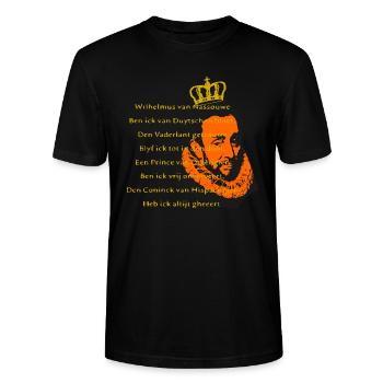 Königstag - Stanley/Stella Unisex Bio-T-Shirt CRAFTER - Schwarz - Vorne - Alina (178cm) & Michal (187cm)