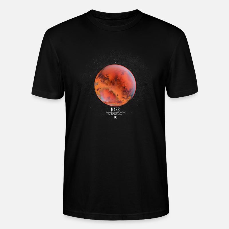 Mars - Stanley/Stella Unisex Bio-T-Shirt CRAFTER - Schwarz