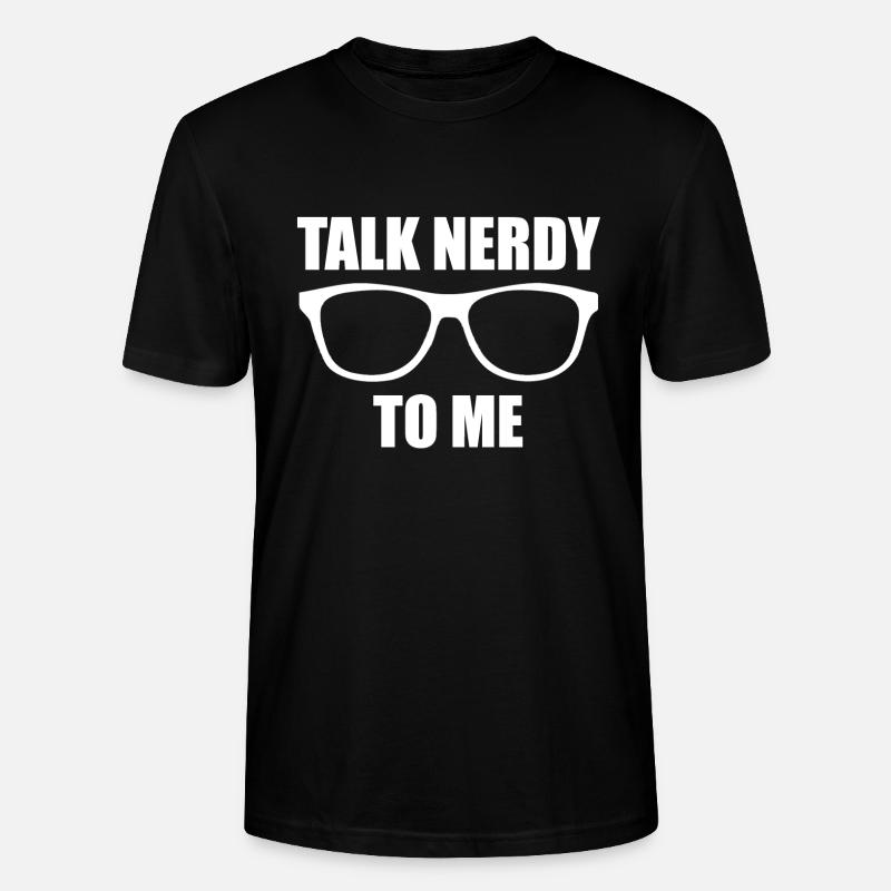 Nerd - Stanley/Stella Unisex Bio-T-Shirt CRAFTER - Schwarz