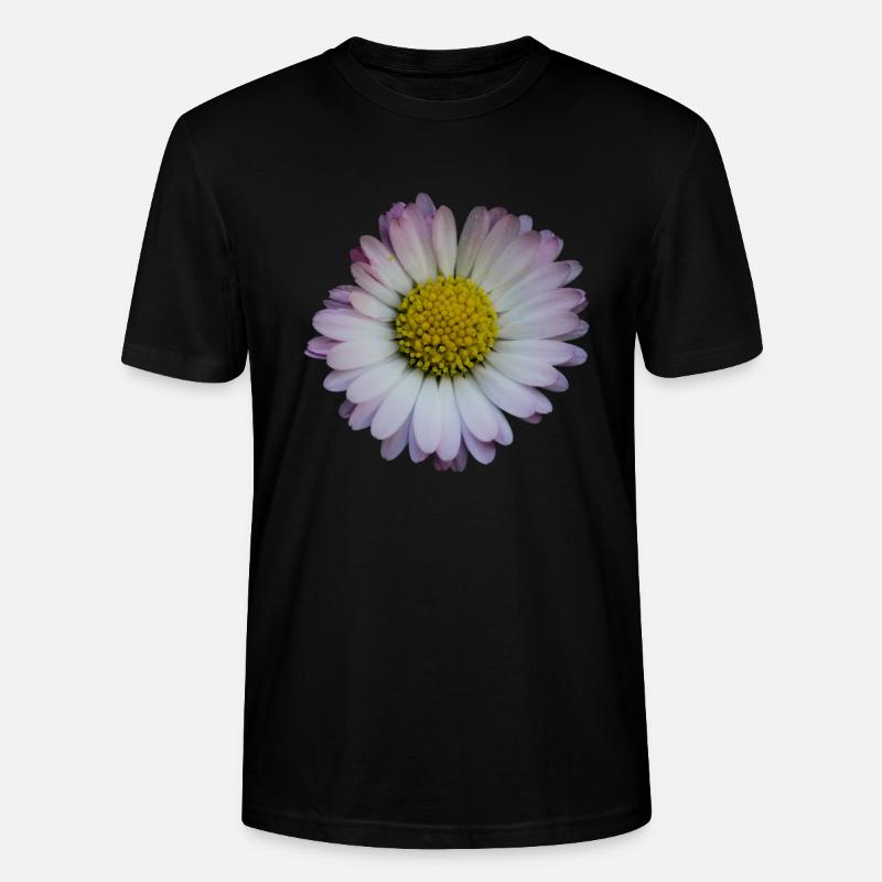 daisy / Gänseblümchen / Blume - Stanley/Stella Unisex Bio-T-Shirt CRAFTER - Schwarz