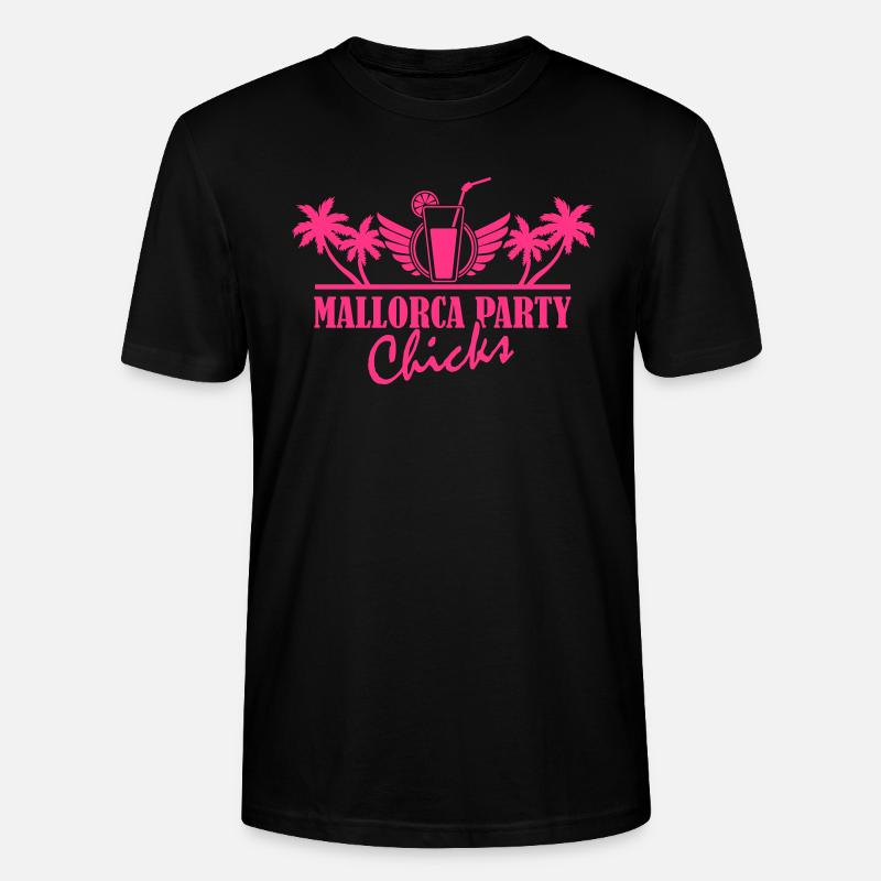 mallorca_party_chicks_01 - Stanley/Stella Unisex Bio-T-Shirt CRAFTER - Schwarz