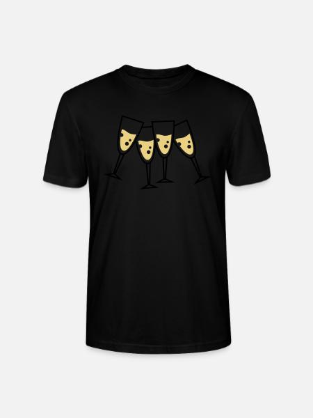 glas champaign - Stanley/Stella CRAFTER Unisex Organic T-Shirt - black