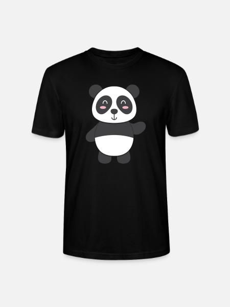 Panda - to design yourself - Stanley/Stella CRAFTER Unisex Organic T-Shirt - black