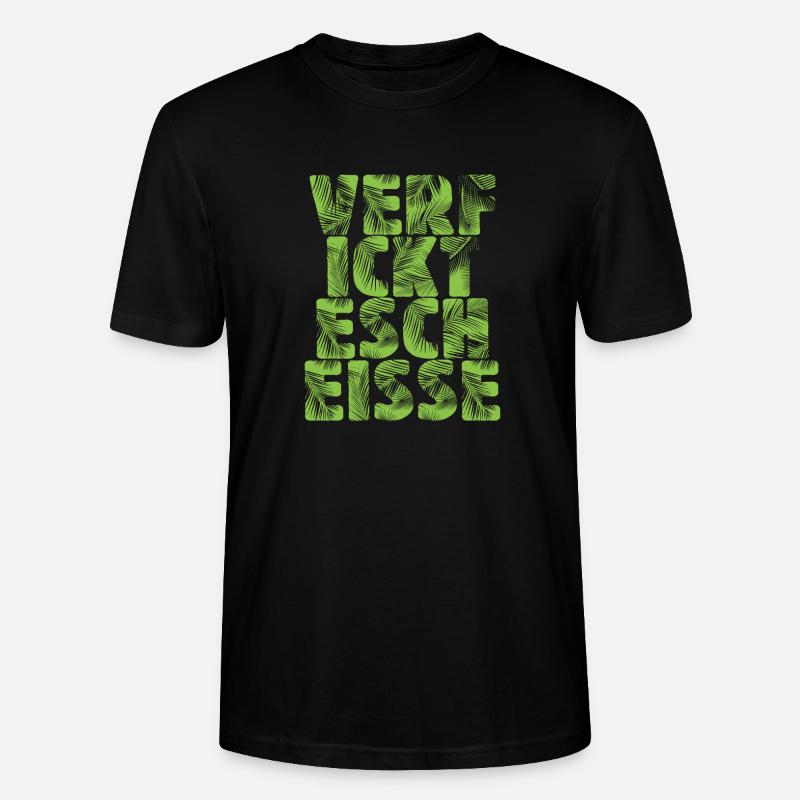 Verfickte Scheiße - Stanley/Stella Unisex Bio-T-Shirt CRAFTER - Schwarz