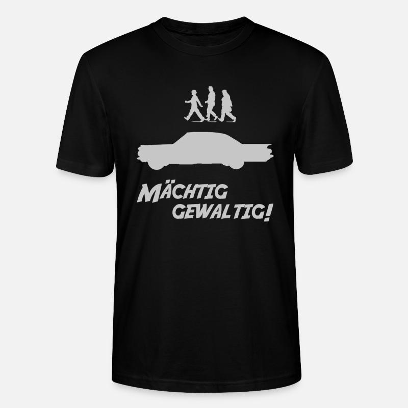 Mächtig gewaltig - Stanley/Stella Unisex Bio-T-Shirt CRAFTER - Schwarz