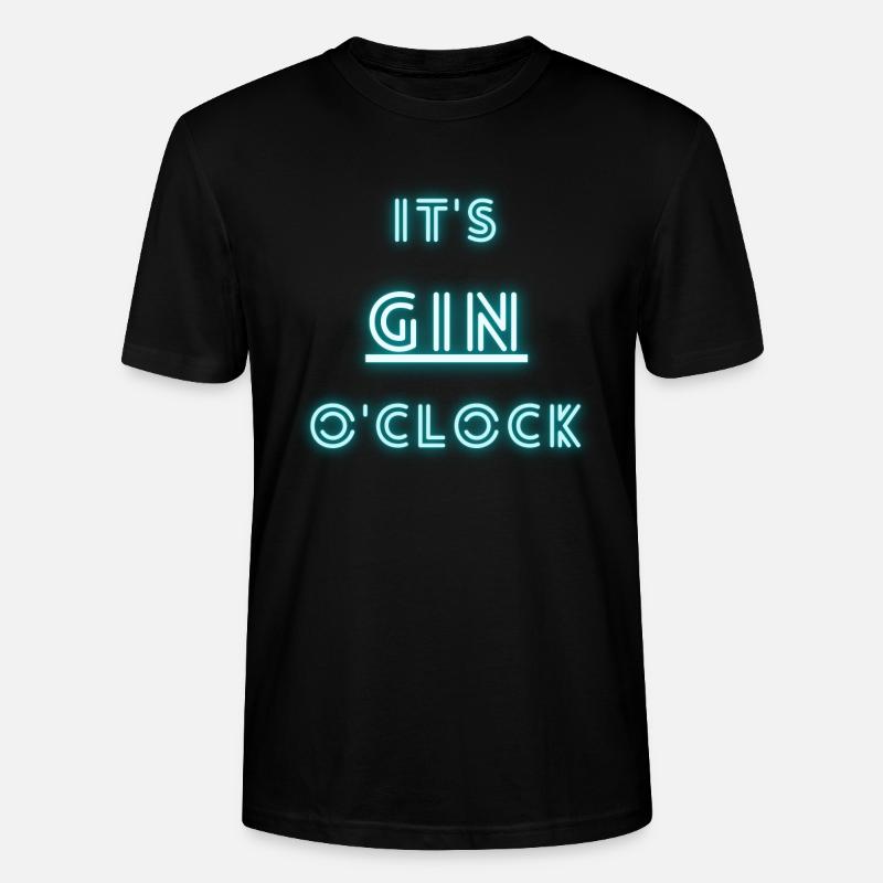 It's Gin o'clock | Gin - Stanley/Stella Unisex Bio-T-Shirt CRAFTER - Schwarz