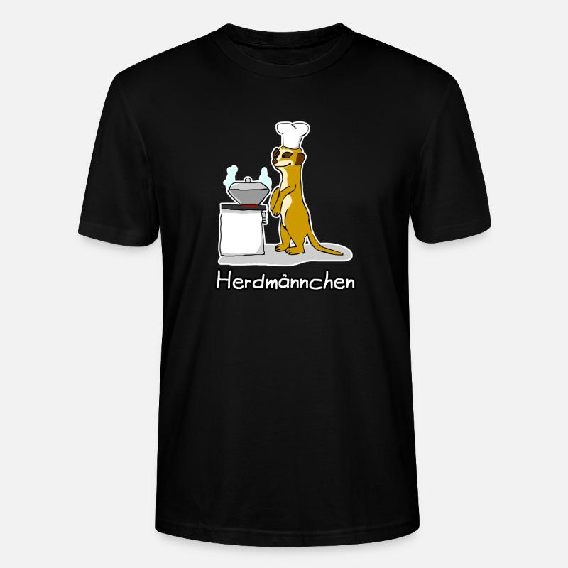 Herdmännchen - Stanley/Stella Unisex Bio-T-Shirt CRAFTER - Schwarz