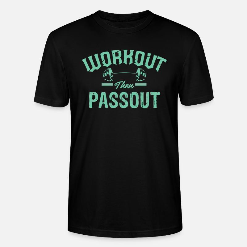 WORKOUT - Stanley/Stella Unisex Bio-T-Shirt CRAFTER - Schwarz