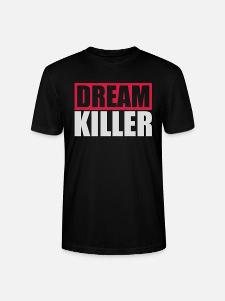 dream killer pessimists quote - Stanley/Stella CRAFTER Unisex Organic T-Shirt - black