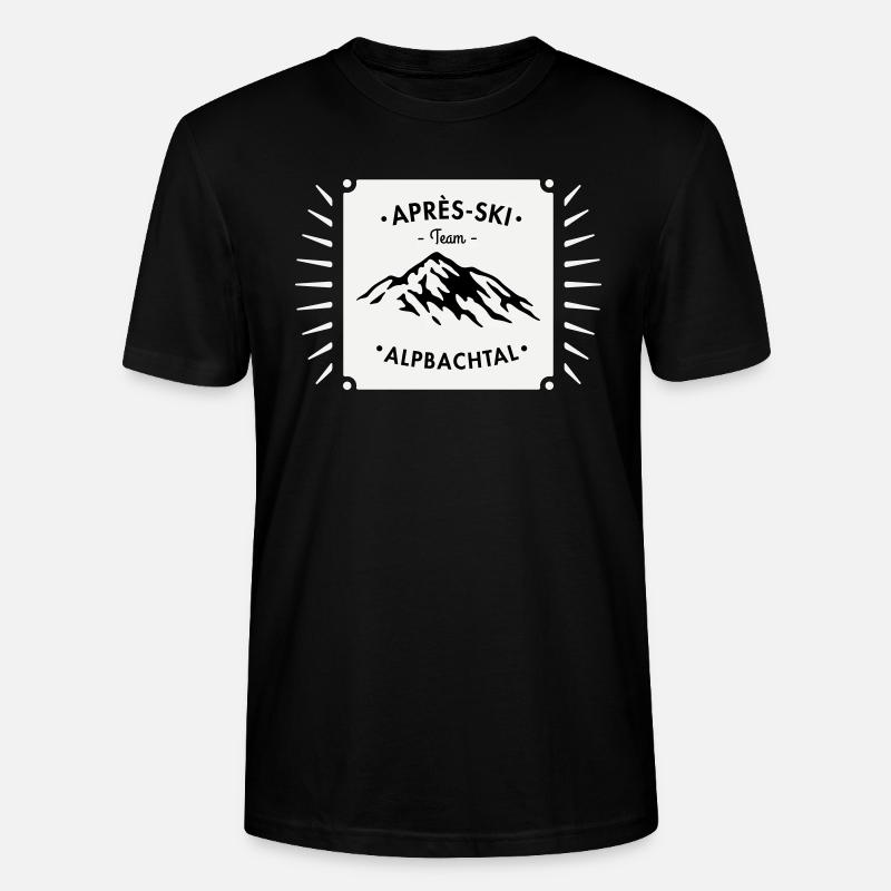 Après-Ski ALPBACH - Stanley/Stella Unisex Bio-T-Shirt CRAFTER - Schwarz