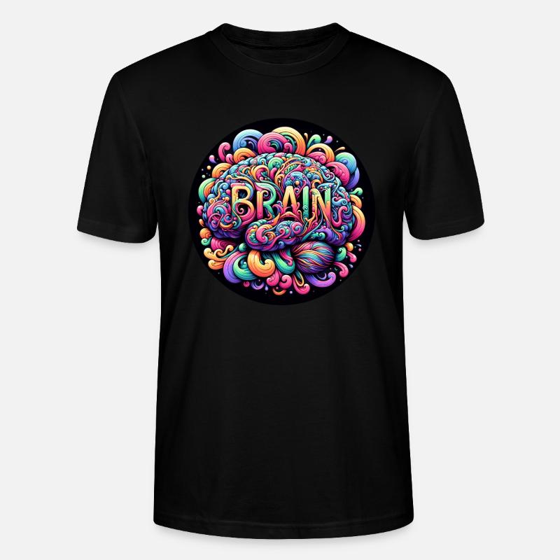 Buntes Denkvermögen - Stanley/Stella Unisex Bio-T-Shirt CRAFTER - Schwarz