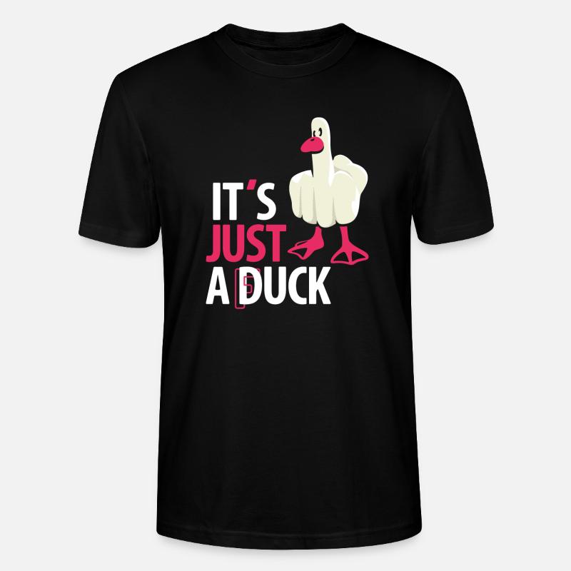 Its just a duck - T-shirt bio CRAFTER Stanley Stella Unisexe - noir