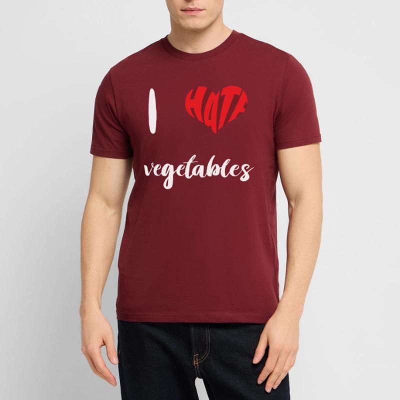 Hate Vegetables Stop Hate Anti Hate Stanley/Stella CRAFTER Unisex Organic T-Shirt