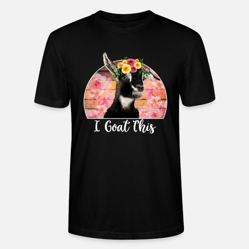 Je chèvre cette - T-shirt bio CRAFTER Stanley Stella Unisexe - noir