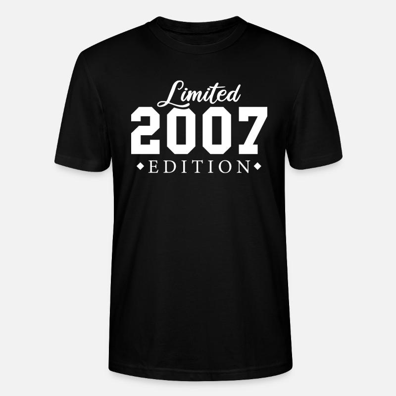 Limited Edition 2007 - Stanley/Stella Unisex Bio-T-Shirt CRAFTER - Schwarz