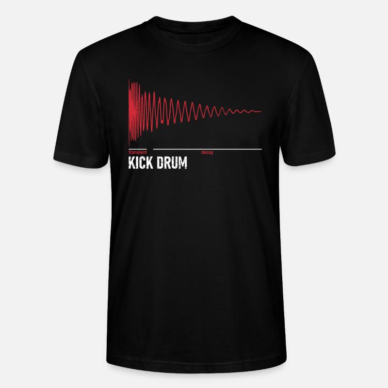 Kick Drum - キックドラム - Stanley/Stella Unisex Bio-T-Shirt CRAFTER - Schwarz