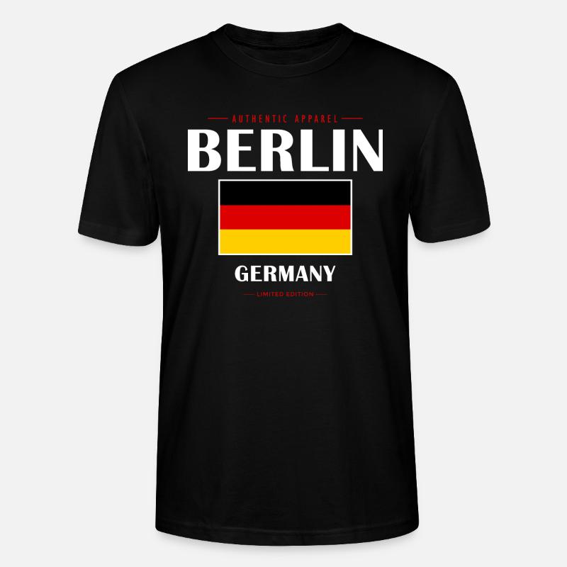 Berlin - Stanley/Stella Unisex Bio-T-Shirt CRAFTER - Schwarz