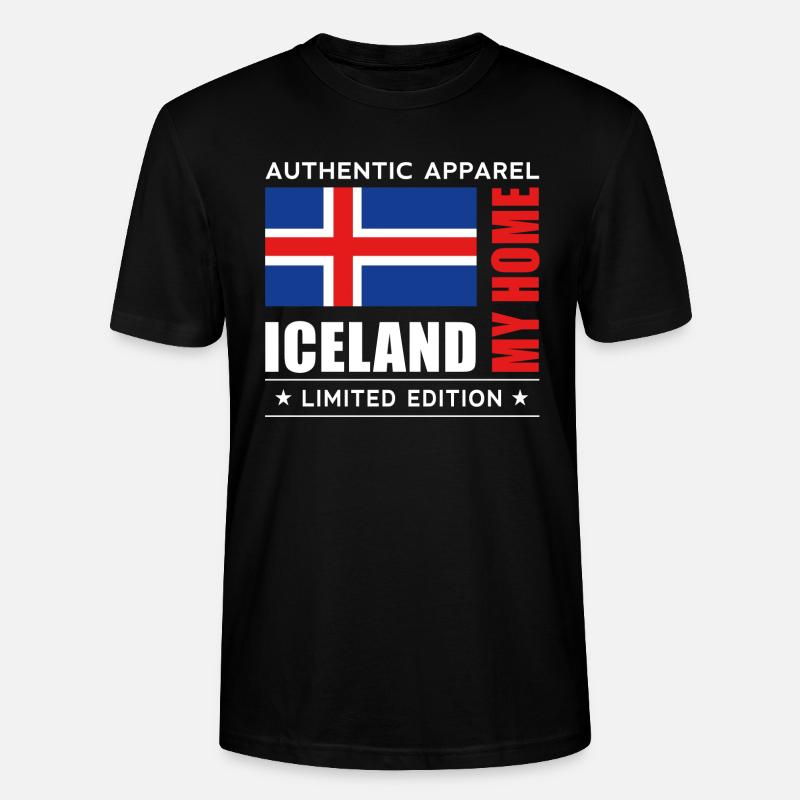 Island - Stanley/Stella Unisex Bio-T-Shirt CRAFTER - Schwarz