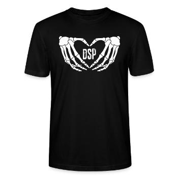 Direct Support Professional - Stanley/Stella CRAFTER Unisex Organic T-Shirt - black - Front - Alina (178cm) & Michal (187cm)