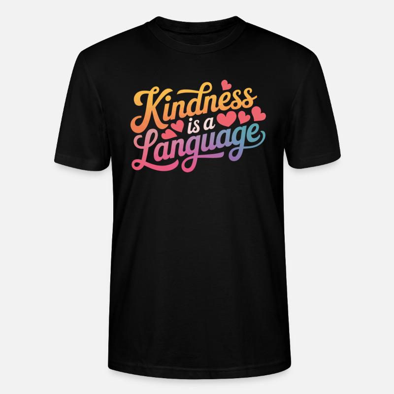 Altruisme Don désintéressé Donner d’école - T-shirt bio CRAFTER Stanley Stella Unisexe - noir