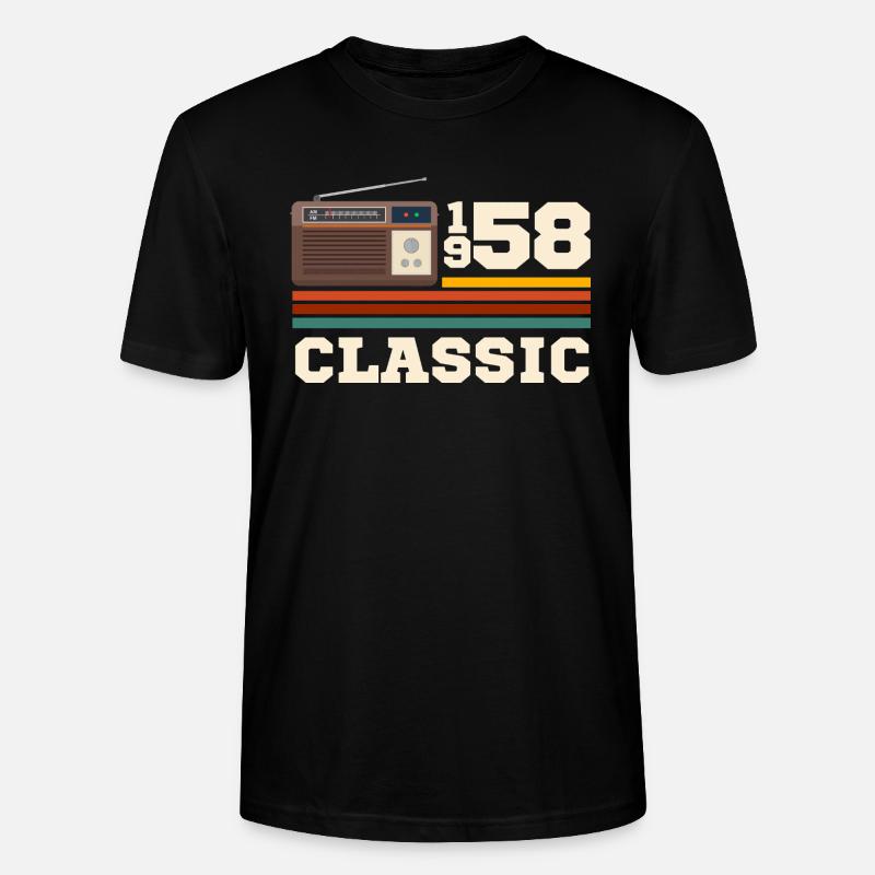 Jubiläum 1958 Retro-Klassiker - Stanley/Stella Unisex Bio-T-Shirt CRAFTER - Schwarz