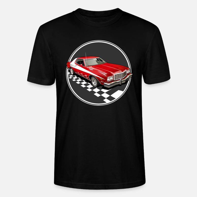 Rotes Auto - Stanley/Stella Unisex Bio-T-Shirt CRAFTER - Schwarz