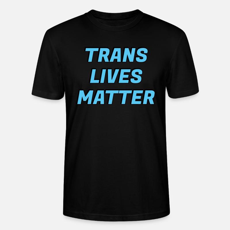 Les vies trans comptent - T-shirt bio CRAFTER Stanley Stella Unisexe - noir