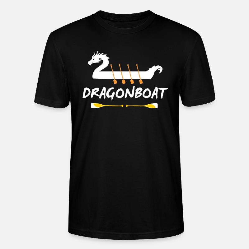 Éléments de bateau dragon - T-shirt bio CRAFTER Stanley Stella Unisexe - noir