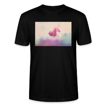 Ink Coloure 2 - Stanley/Stella Unisex Bio-T-Shirt CRAFTER - Schwarz - Vorne - Alina (178cm) & Michal (187cm)