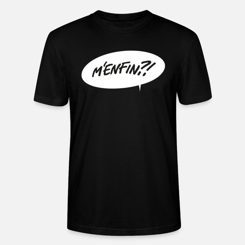 M'enfin - T-shirt bio CRAFTER Stanley Stella Unisexe - noir