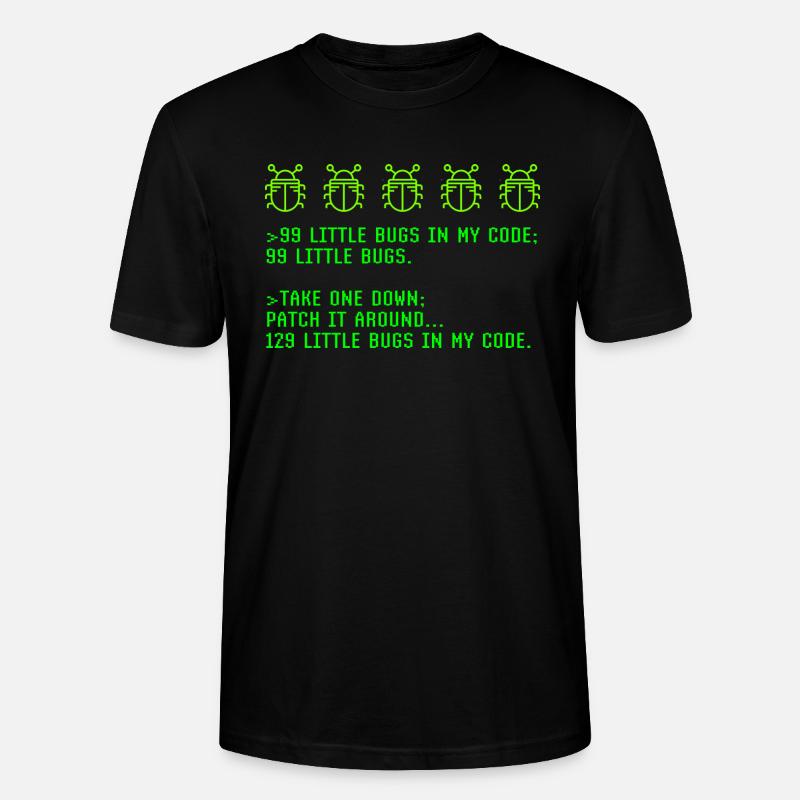 Debugging Programmieren Programmier-Joke - Stanley/Stella Unisex Bio-T-Shirt CRAFTER - Schwarz