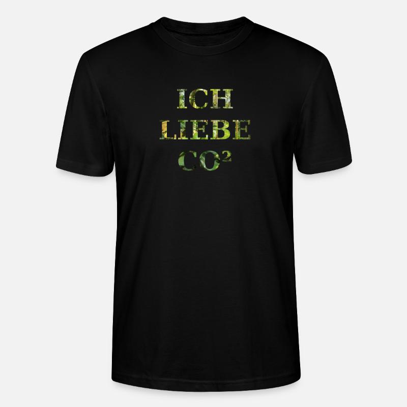 Ich liebe co2 - Stanley/Stella Unisex Bio-T-Shirt CRAFTER - Schwarz