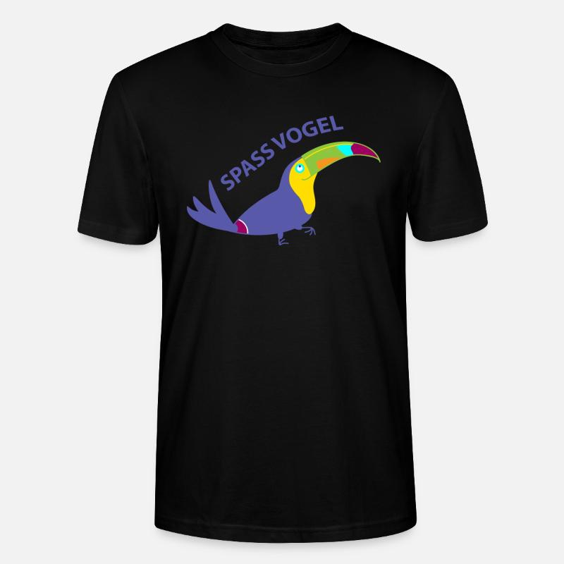 Spassvogel (a) - Stanley/Stella Unisex Bio-T-Shirt CRAFTER - Schwarz