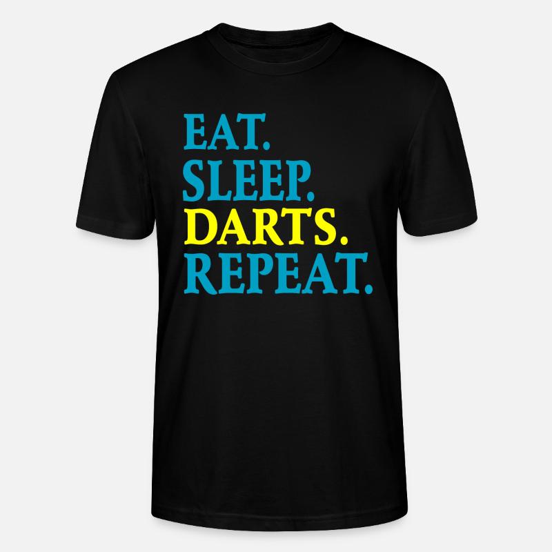Darts Dart - Stanley/Stella Unisex Bio-T-Shirt CRAFTER - Schwarz