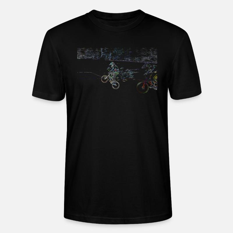 BMX - Stanley/Stella Unisex Bio-T-Shirt CRAFTER - Schwarz