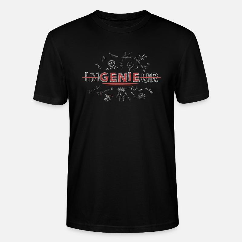 Ingenieur oder doch Genie? - Stanley/Stella Unisex Bio-T-Shirt CRAFTER - Schwarz