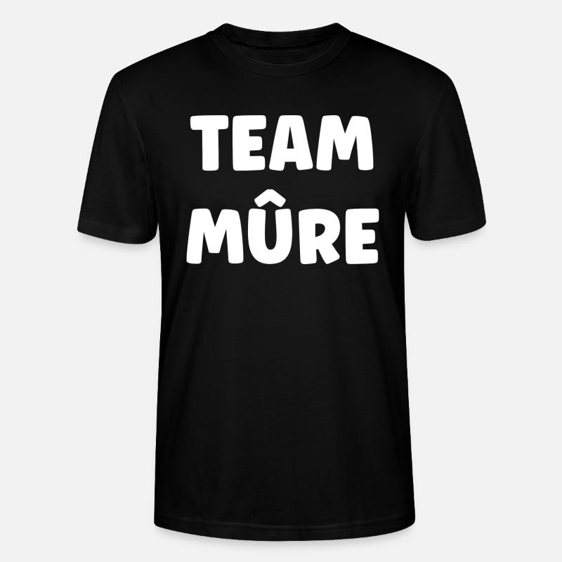 Team Mûre - T-shirt bio CRAFTER Stanley Stella Unisexe - noir