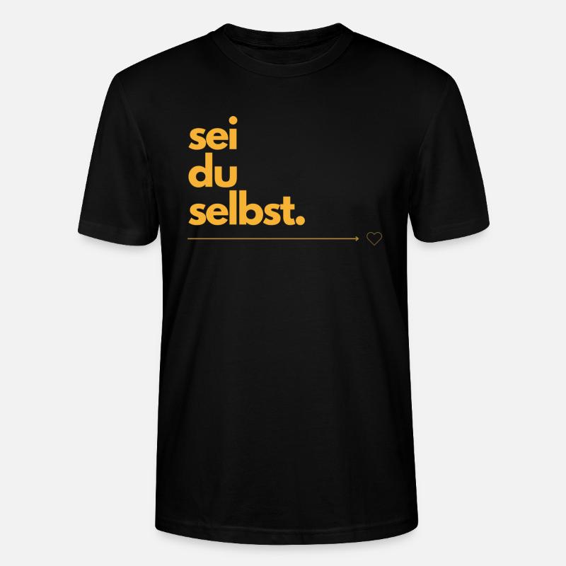 sei du selbst - Stanley/Stella Unisex Bio-T-Shirt CRAFTER - Schwarz
