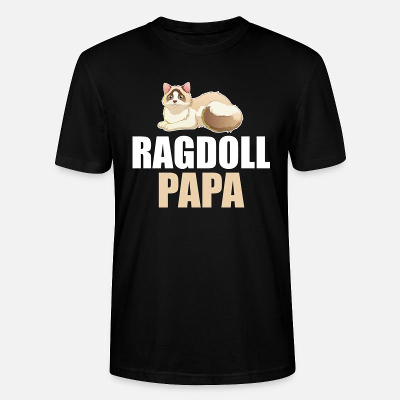 Ragdoll Cat Cat - T-shirt bio CRAFTER Stanley Stella Unisexe - noir