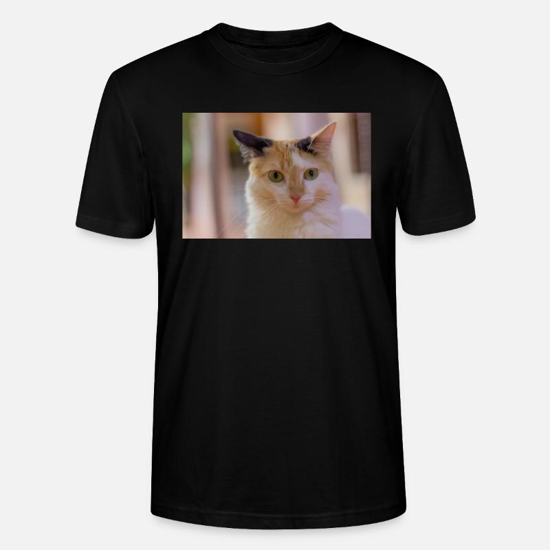 Die Katze - Stanley/Stella Unisex Bio-T-Shirt CRAFTER - Schwarz