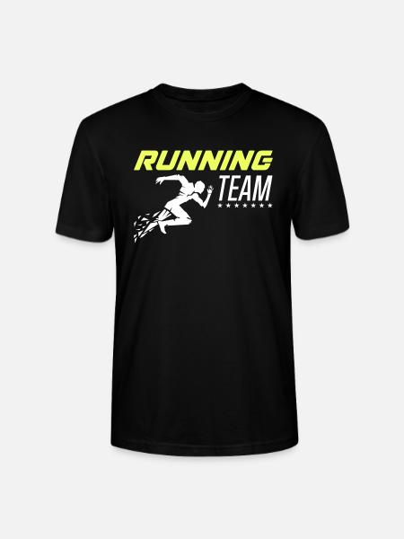 Running Team 1 - Stanley/Stella CRAFTER Unisex Organic T-Shirt - black