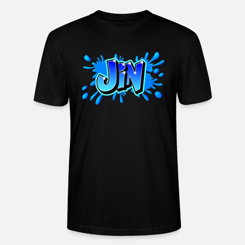 Graffiti JIN Printable on everything!! - Stanley/Stella CRAFTER Unisex Organic T-Shirt - black