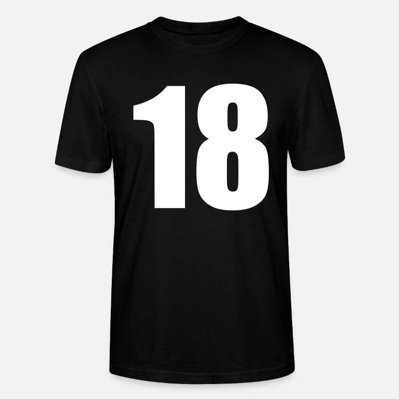 18 - Stanley/Stella Unisex Bio-T-Shirt CRAFTER - Schwarz