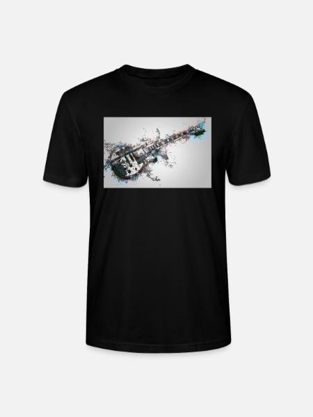 Electro Guitar - Stanley/Stella CRAFTER Unisex Organic T-Shirt - black