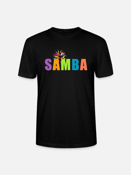 samba - Stanley/Stella CRAFTER Unisex Organic T-Shirt - black
