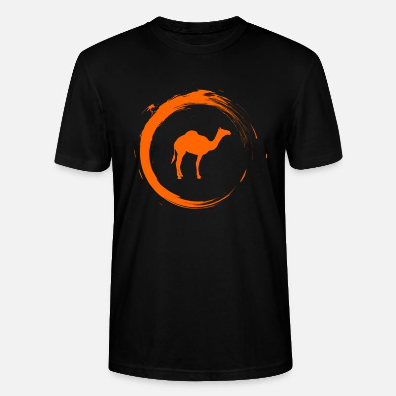 Kamel - Stanley/Stella Unisex Bio-T-Shirt CRAFTER - Schwarz