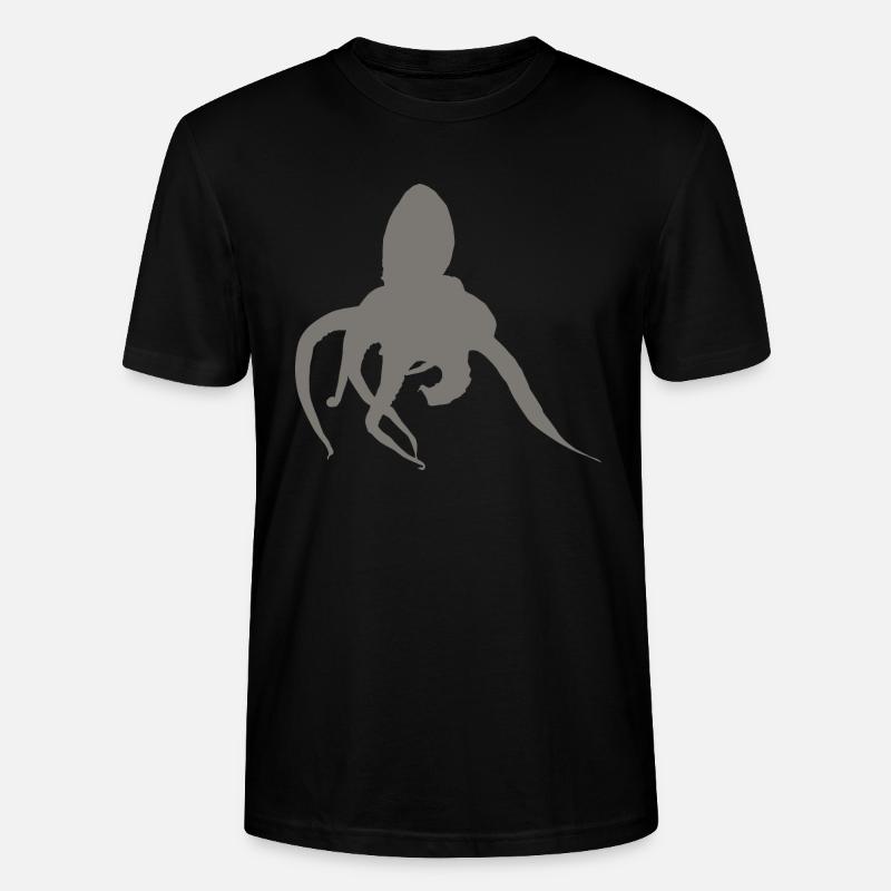 poulpe - T-shirt bio CRAFTER Stanley Stella Unisexe - noir